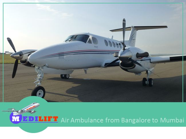 Air Ambulance Bangalore to Mumbai
