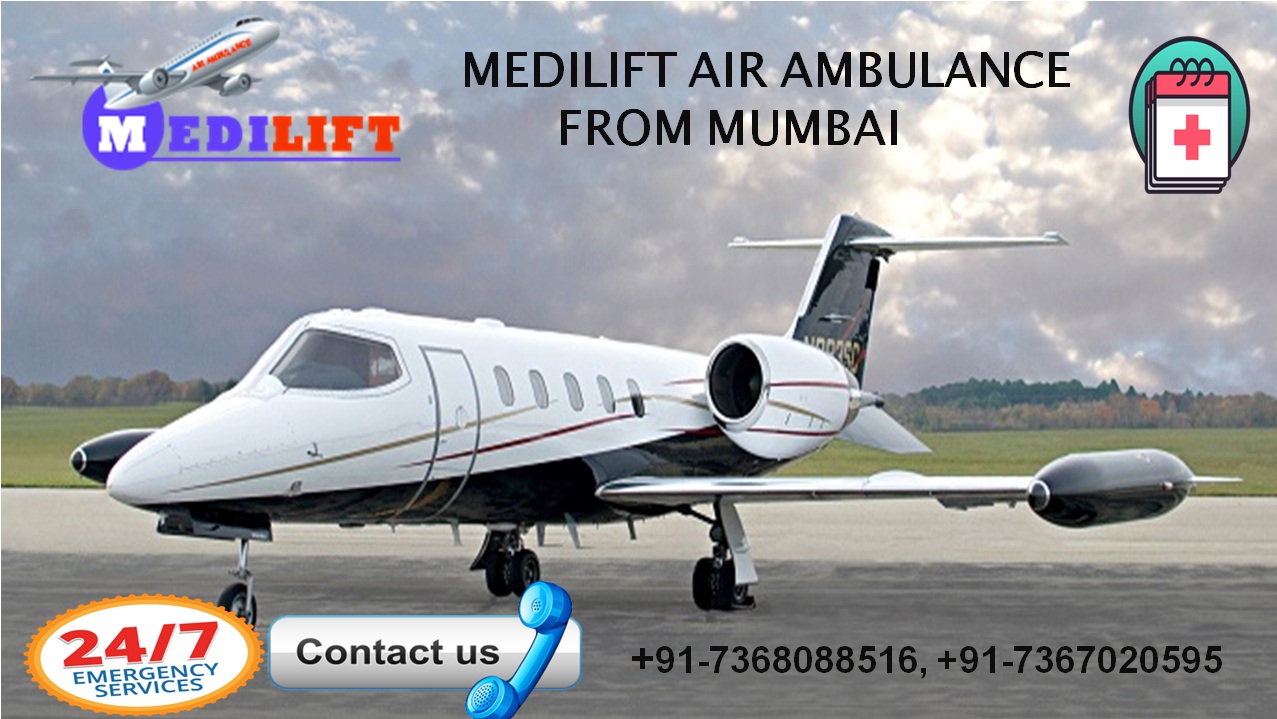 Medilift Air Ambulance from Mumbai