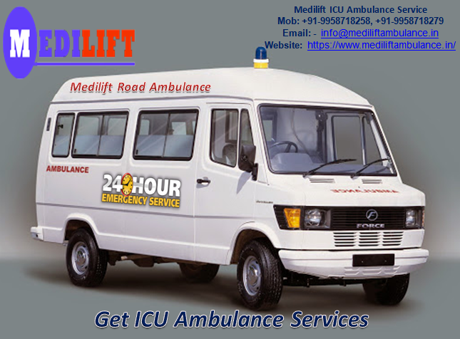 medilift ranchi ground ambulance with medical team 03