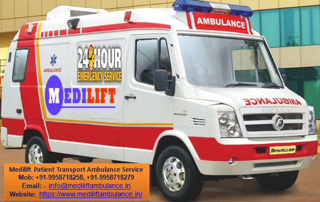 Get Medilift Ventilator Ambulance Service in Ranchi at the Lowest Budget 01